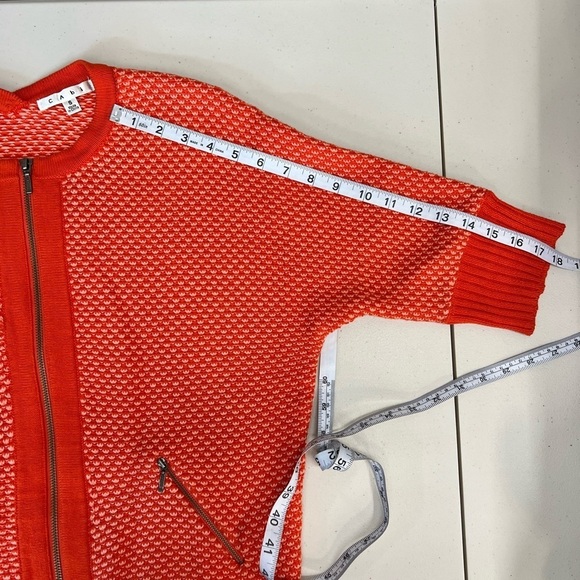 Cabi Cocoon Zip Front Cardigan Sweater Size S - Picture 7 of 10